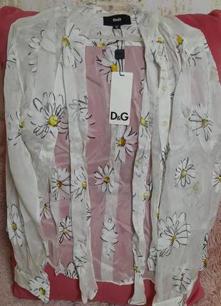 Блуза женская 40 размер, шелк d&amp;g