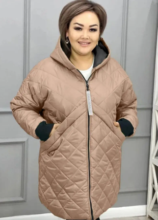 Куртка женская демисезонная стеганная  3 цвета  42-46 043ве3 фото