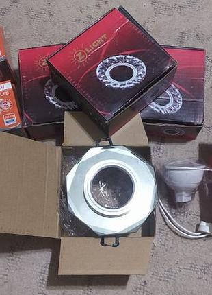 Світильники для стелі. зеркальні + лампи.