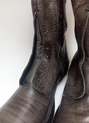 Buffalo сапоги женские кожаные.брендовая обувь сток5 фото
