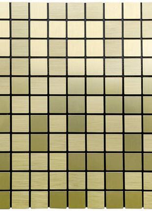 Самоклеящаяся алюминиевая плитка зеленое золото мозаика 300х300х3мм sw-00001168 (d)1 фото