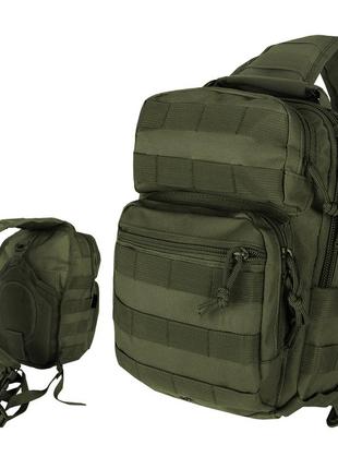 Рюкзак однолямковий mil-tec one strap assault pack 10l olive