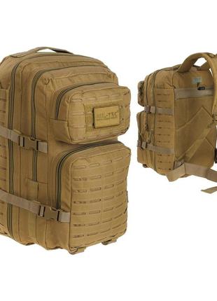 Рюкзак тактичний mil-tec assault laser cut 36l coyote