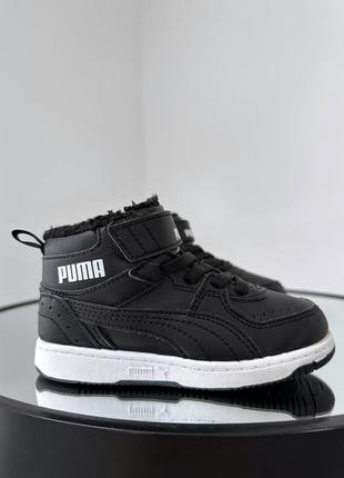 Тёплые отличные хайтопы на меху puma