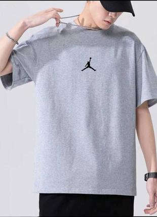 Унісекс футболка в стилі jordan 23 оверсайз з принтами