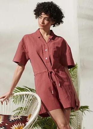 Розкішний жіночий літній комбінезон з льону від tcm tchibo (чібо), німеччина, m-l