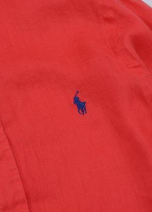 Polo ralph lauren шикарная льняная рубашка 100% лен из новых коллекций р. xs-s унисекс3 фото