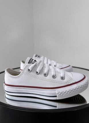 Актуальные  белоснежные кеды converse all star1 фото