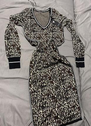 Платье леопард guess новое с бирками1 фото