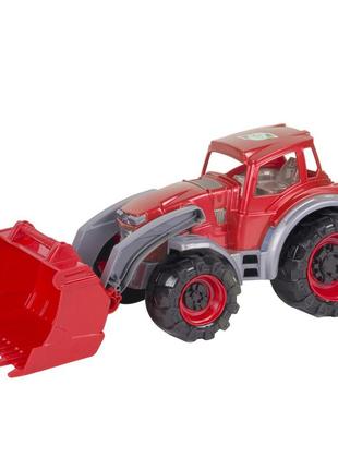 Дитяча іграшка трактор техас orion 308or навантажувач (червоний)