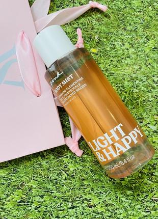 Спрей мист light &amp; happy pink victoria’s secret