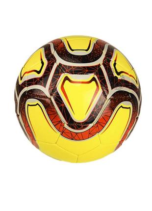 М'яч футбольний bambi fb20146 №5, tpu діаметр 21,3 см (жовтий)