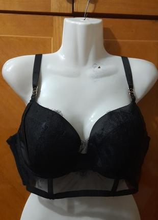 Брендовий красивий бюстгалтер з мереживом  38 е 85 f від ann summers , кісточки  , поролон