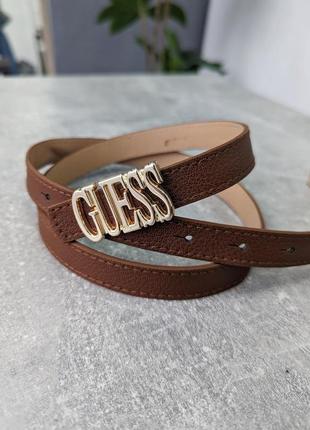 Ремінь жіночий guess вузький  🖤2 фото