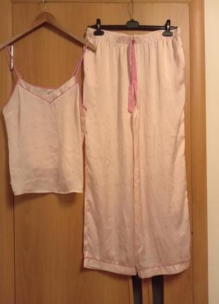 Легкая классная пижама, костюм для дома и сна, размер 142 фото