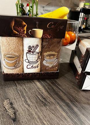 Подарочный набор полотенец 3 шт