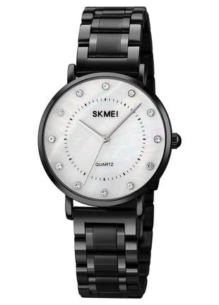 Skmei 1840bk black, часы, черные, стильные, прочные, мужские, на каждый день, механические