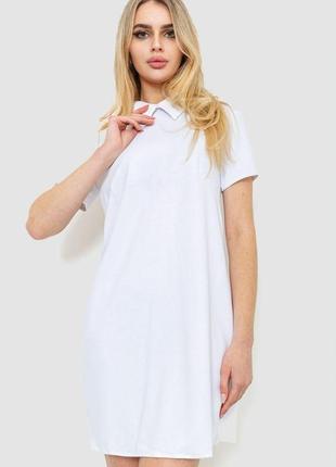 Платье повседневное, цвет белый, 214r00401 фото