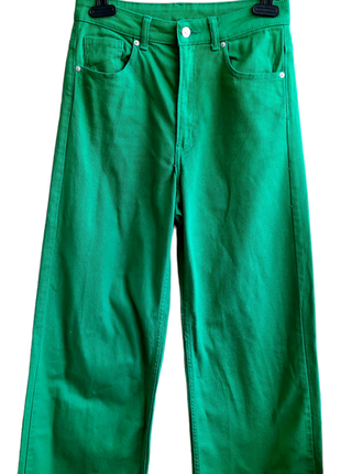 H&m широкие джинсы палаццо9 фото