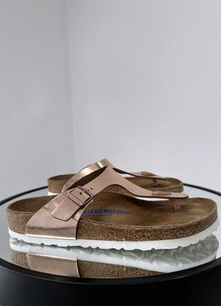 Качественные  шлёпки кожаные birkenstock