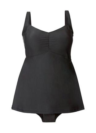 Купальник слитный танкини для женщины esmara lycra® 348135 44,xl черный