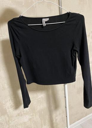 Кроп-топ с длинным рукавом