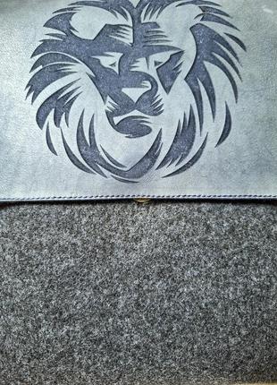 Стильная сумка-планшет lion3 фото
