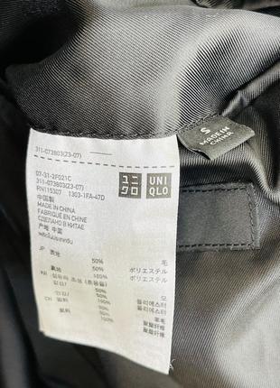 Uniqlo шерстяной пиджак блейзер жакет с мужского плеча7 фото