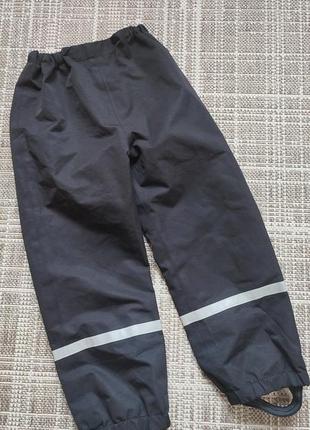 Демисезонные брюки-дождевики, грязеприфы из плотной ткани