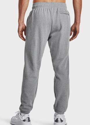 Чоловічі сірі спортивні штани ua hw terry joggers3 фото