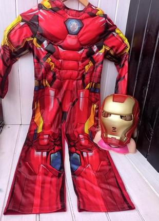 Карнавальный костюм супергерои iron man железный человек железный человек человек