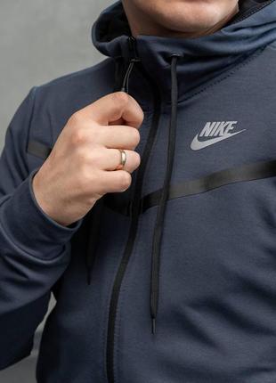 Костюм з капюшоном nike весна літо, осінь, костюм найк весняний чорний, білий, синій, сірий, коричневий, ізумруд4 фото