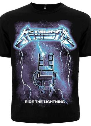 Футболка metallica "ride the lightning", размер s