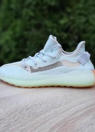 👟 кроссовки adidas yeezy boost 350 new бирюзовые / наложка bs👟7 фото