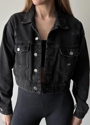 Джинсова куртка tommy hilfiger - tommy jeans (m)1 фото