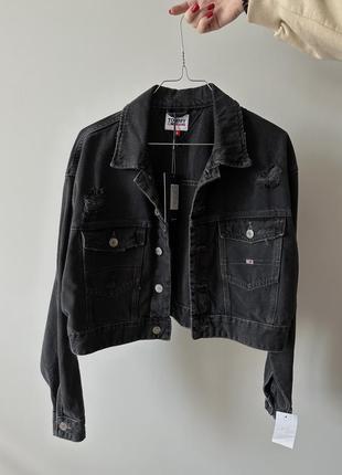 Джинсова куртка tommy hilfiger - tommy jeans (m)3 фото