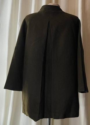 Шикарное шерстяное демисезонное пальто2 фото