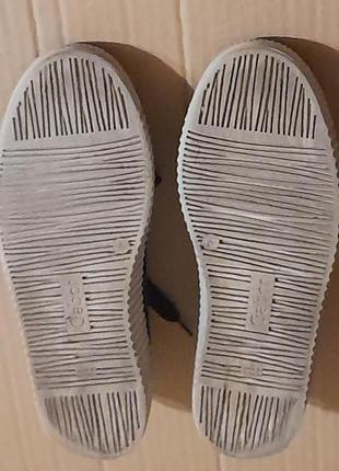 Снікери туфлі замшеві на шнурках із змійками gabor р 38