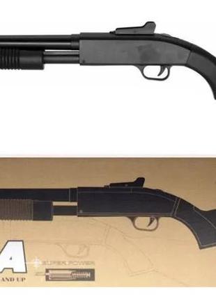 Игрушечная винтовка дробовик zm61a на пульках 6 мм
