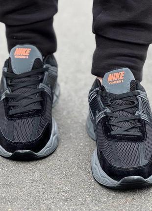 Кросівки nike vomero 5 чорні-сірі7 фото