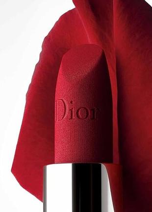 Dior rouge lipstick long wear 760 velvet/губна помада