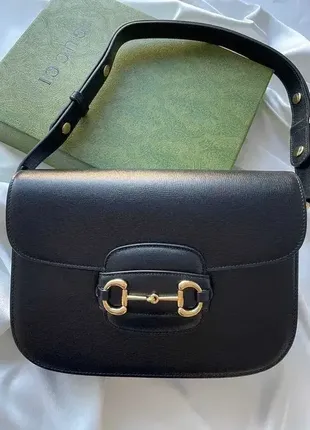 Сумка gucci horsebit 1955 black