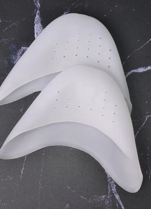 Силиконовые носки для пальчиков от натирания hm heels white5 фото