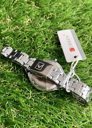 Женские часы металлические curren blanche серебристые цвета серебро4 фото