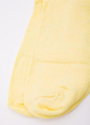 Женские носки, желто-красного цвета с принтом, средней длины, 167r3462 фото
