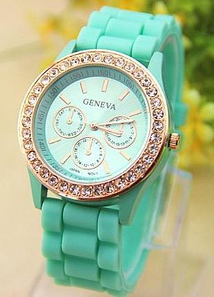 Часы женские  geneva fashion mint (мятный)