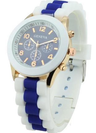 Годинники жіночі наручні geneva multicolor blue (синій)