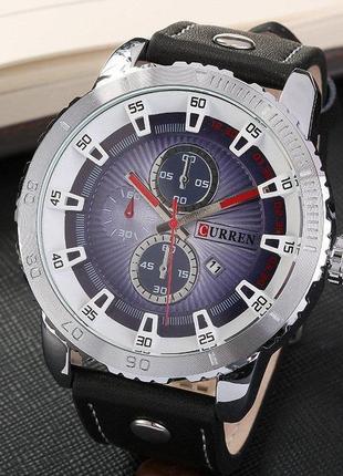 Часы мужские curren denver black-silver