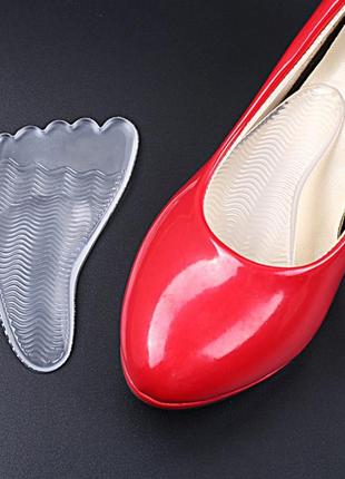 Силиконовые полустельки под высокий подъем стопы hm heels7 фото