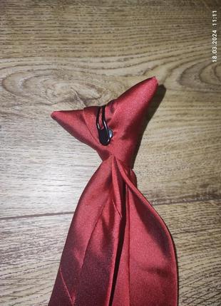 Гастук краватка червона3 фото